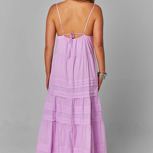 Buddy Love Jaxon Tiered Strappy Maxi Dress Purple - Picture 7 of 13